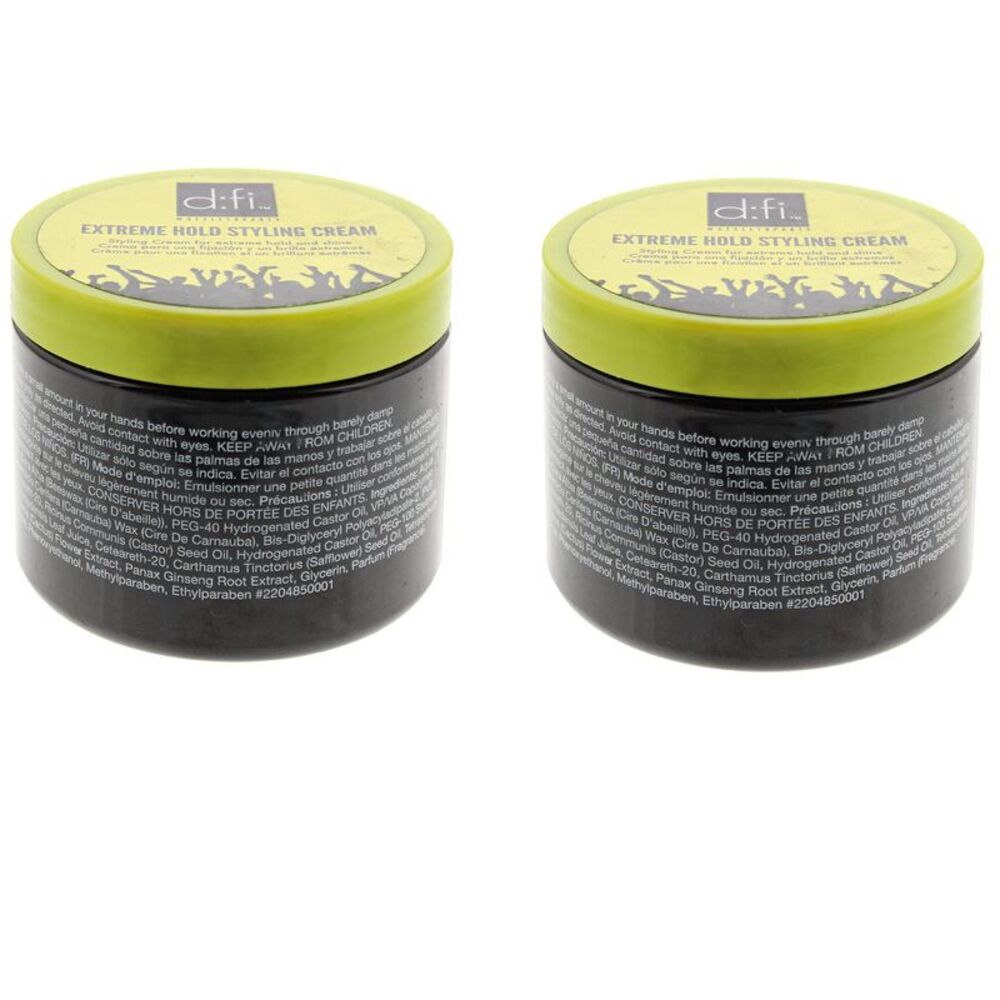 D:fi Hair Extreme Hold Styling Cream, 5.3 Ounce Pack Of 2